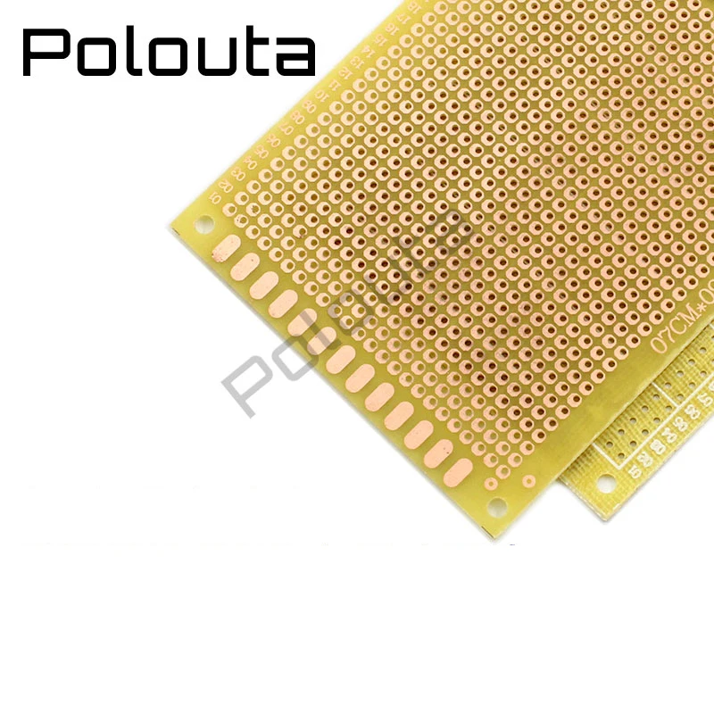 7 * 9cm 2.54 PCB Single-Sided Copper-Plated Epoxy Glass Fiber Universal Board Five-Hole Supper Capacitor Protection Board