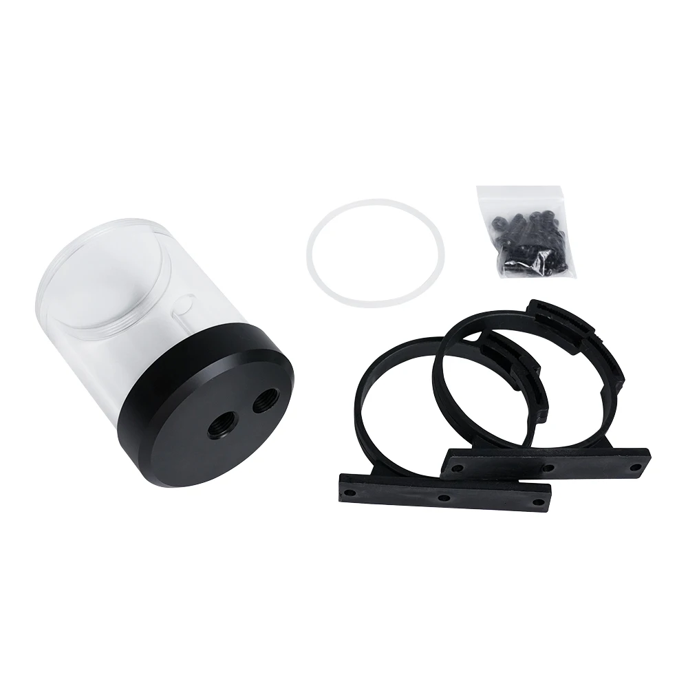 Barrow Integrated Cylinder 65MM Diameter Water Tank Split Water Cooling Combo Reservoir For D5 Pump,PMMA/POM G1/4 ,YKD5G65