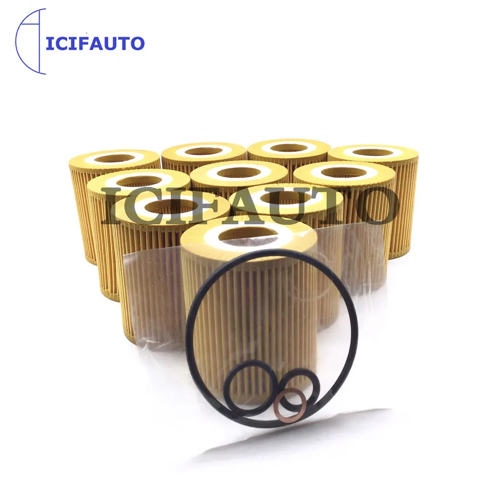 10X Oil Filter for BMW E81 E87 E46 E90 E60 E84 E83 E85 318i 320i 320si X1 X3 Z4 116i 118i 1.8 2.0i 11427508969 HU8152X