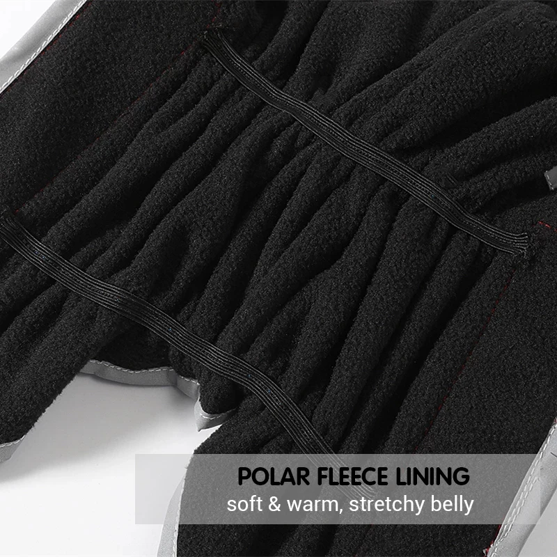 Outdoor Dog Jacket Waterproof Reflective Dog Clothes Winter/Spring Fleece-Lined Dog Coat Durable Pet Rain Jacket Training Poncho - view 5