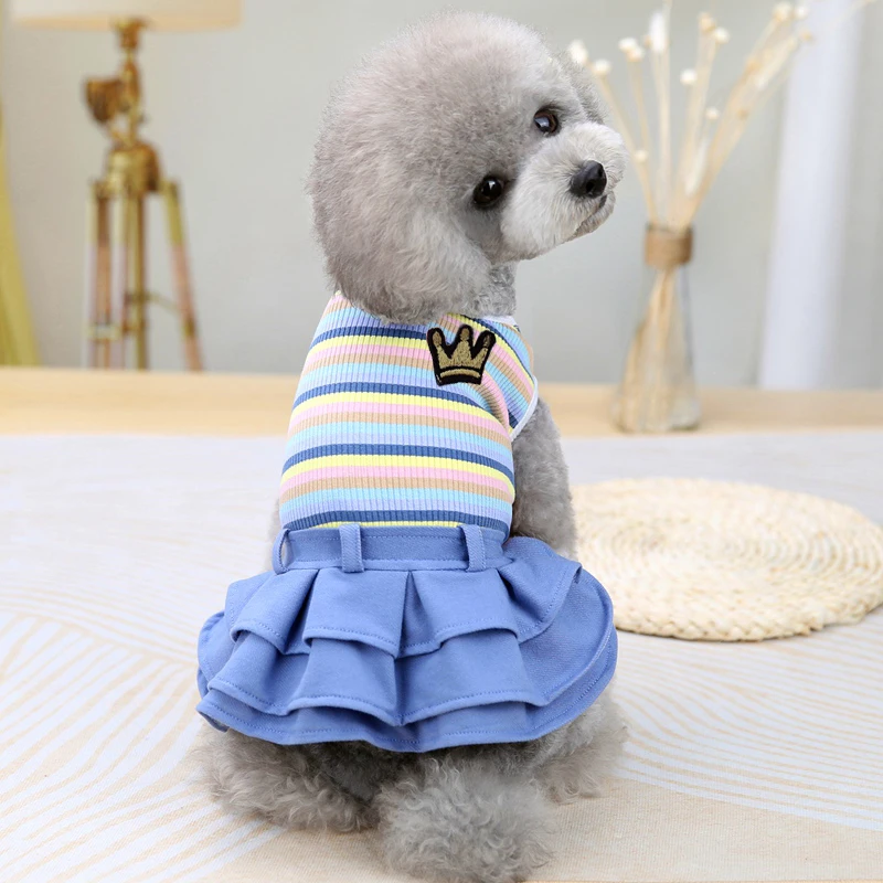 XXL School Uniform Dog Clothes Cute French Bulldog Vest Coat Dresses Outfit Summer Spring Small Puppy Animal Pet Costume Product