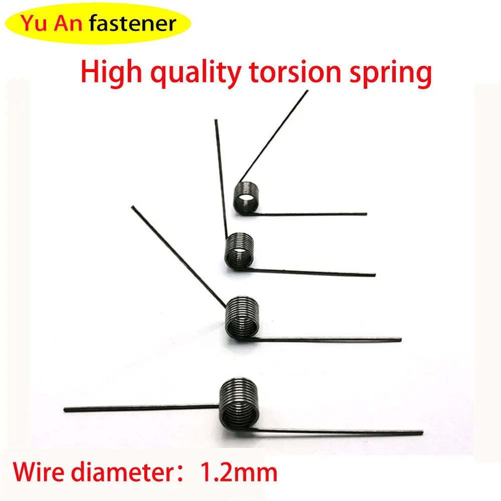 V-Spring, 1.2 Wire Diameter Torsion Small Torsion Spring, Hairpin Spring, 180/120/90/60 Degree Torsion Torsion Spring,  10pcs