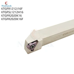 1pc KTGFR1212J16F KTGFSL1212H16 Grooving Turning Tool Holder KTGFR2020K16 KTGFR2020K16F External Slotting Tools CNC Lathe Tools