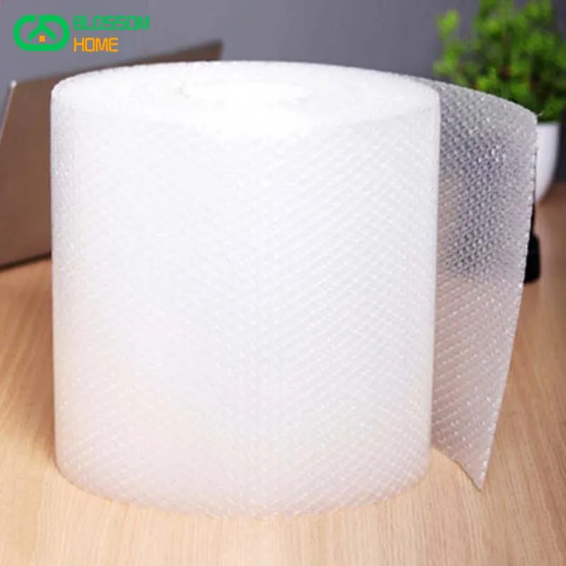 Width 15cm 20cm 30cm 40cm Bubble Film Roll Thickened Anti Pressure Pad Express Mail Box Filler Fragile Packaging Bubble Film 20M