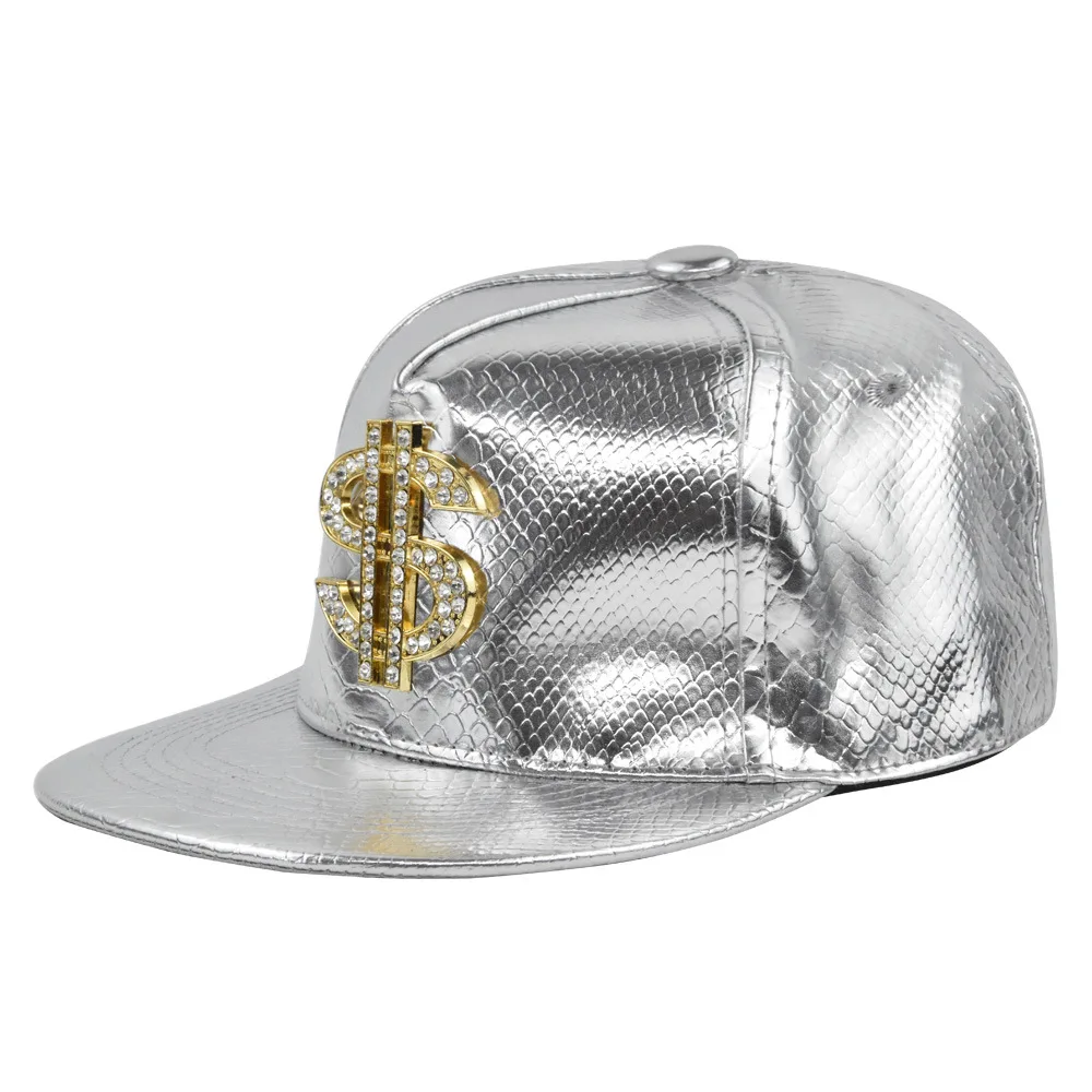 Hip-hop cap The cross Jesus metal label Fashion Break dancing Street dance Flat brim hat cap Hip Hop Fitted Cap Youth tide cap