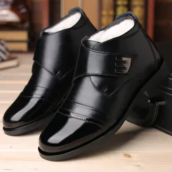 Casual Leather Boots Genuine Leather Men Shoes Fashion Male Shoes Winter Ankle Boots Male Boots Winter Men Shoes rtg67