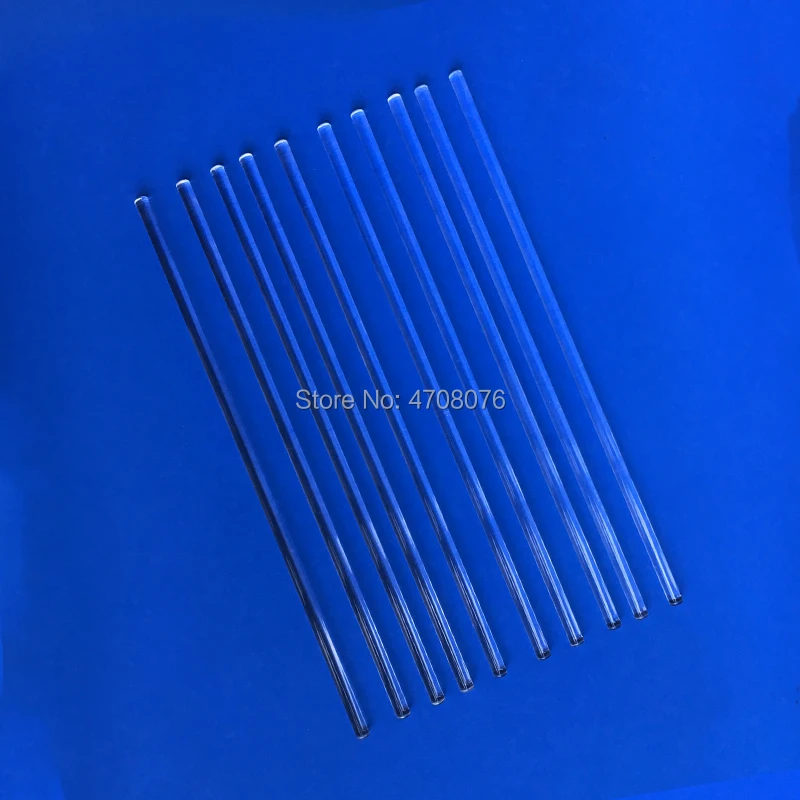 6*250mm Borosilicate glass stirring rod transparent Lab stirring stick/muddler glass stirrer for scientific experiment