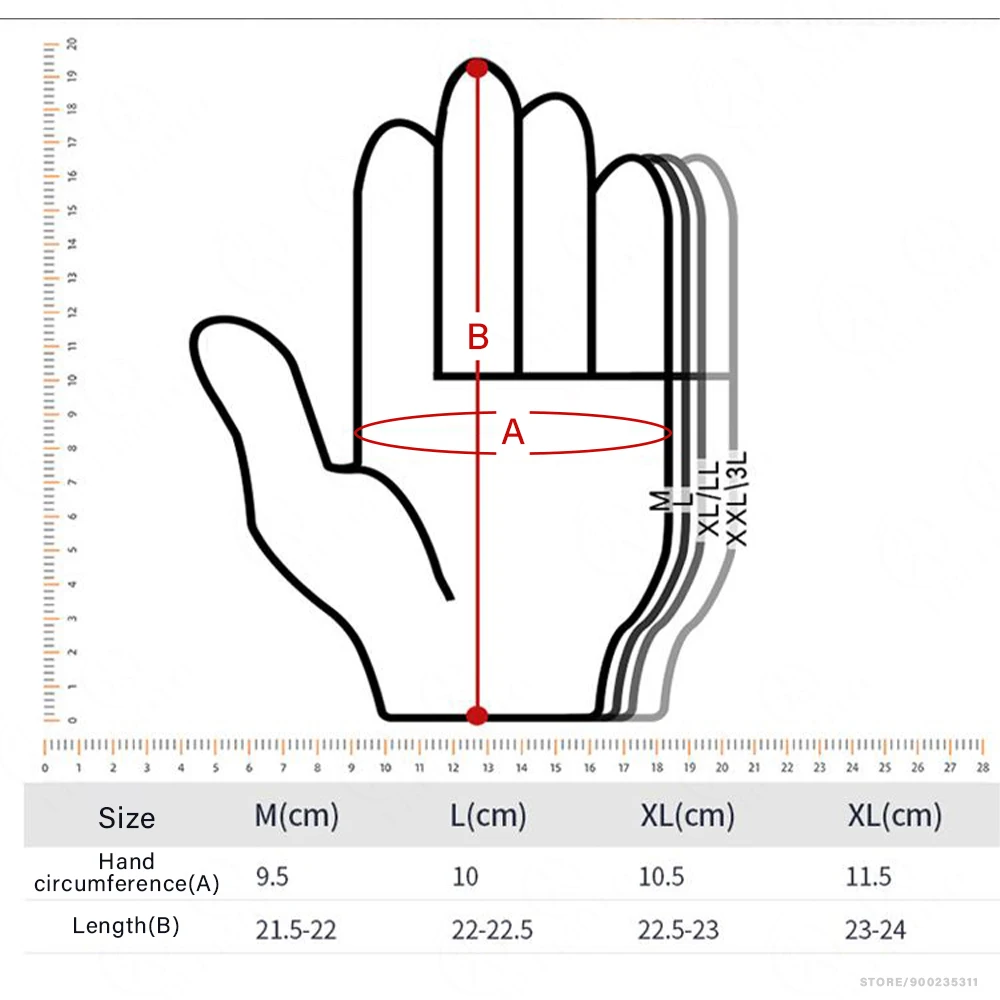 Motorcycle Riding Leather Gloves Welding Work Electric Bike Wear-resistant Safety Gloves for Workers Leather Working Glove