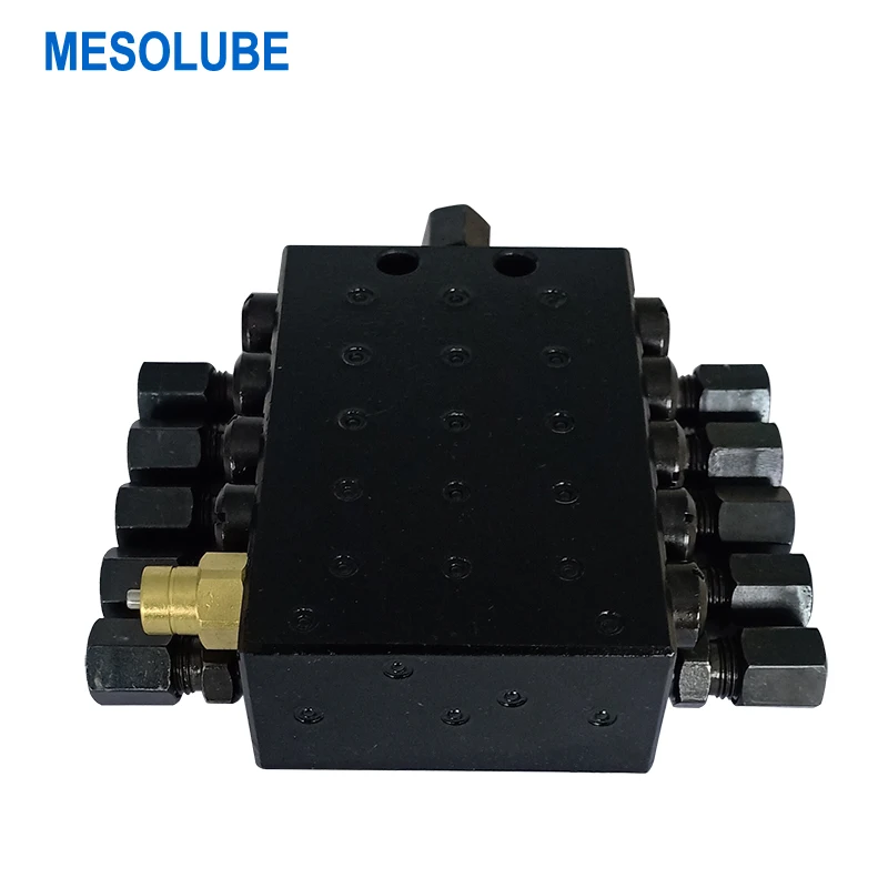 Mesolube 10-Ổ Cắm Dầu Mỡ Phân Phối Dầu Bôi Trơn Đo Sáng Thiết Bị Phân Phối Van Cho Tiến Bộ Hệ Thống Bôi Trơn