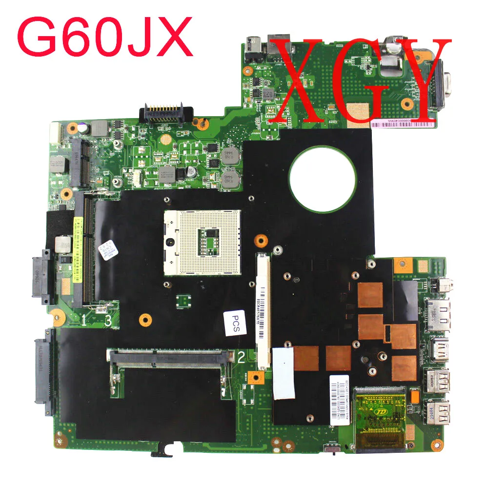 Laptop Motherboard For Asus G60JX G51J G60J G51JX  REV2.0 Non-integrated DDR3 HM55 100% Tested OK