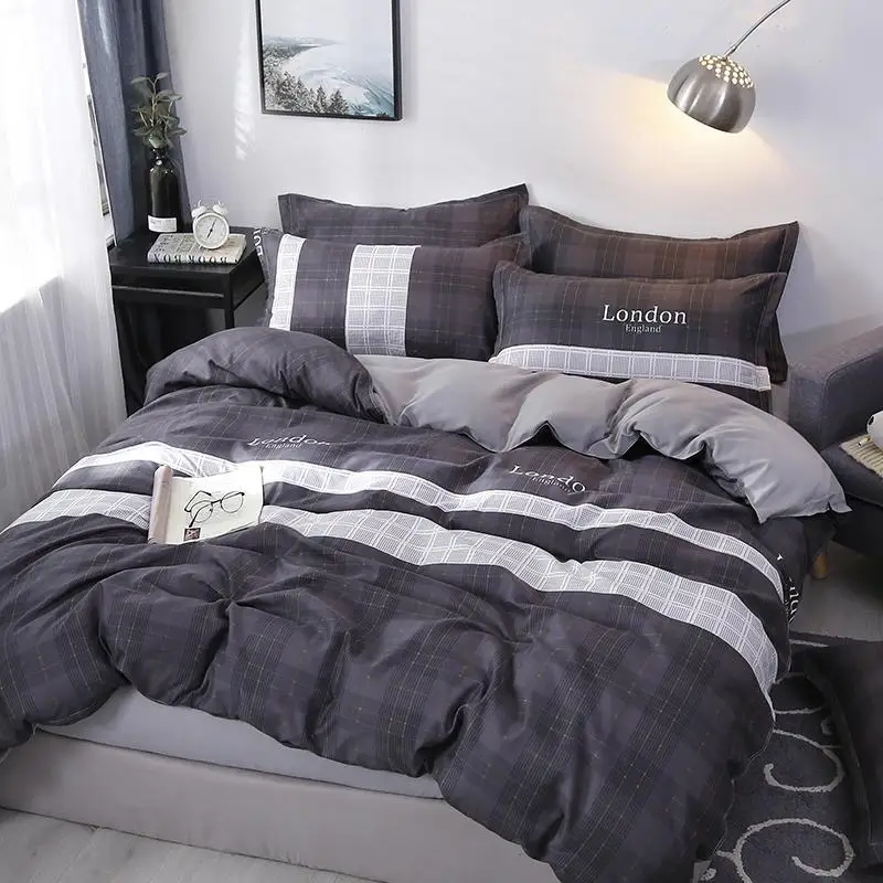 30Nordic stripe duvet cover 200x200/240x220 Pillowcase 3pcs duvet cover setbedding setSingle Double Queen King quilt cover