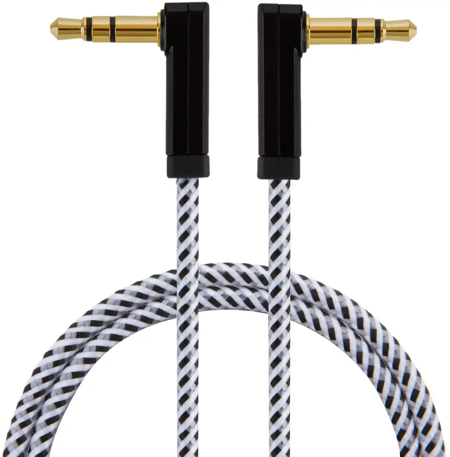 3.5mm 오디오 케이블 90도 남성 남성 Aux 케이블 전화/정제/헤드폰/MP3 플레이어/자동차/홈 스테레오