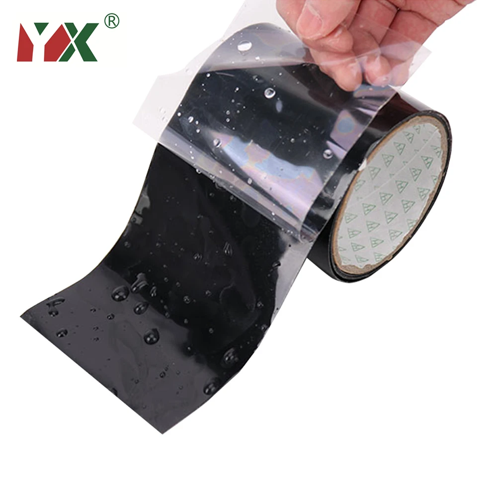 Cinta adhesiva impermeable para reparación de fugas, adhesivo de rendimiento de autofijación para tuberías, 150x10cm