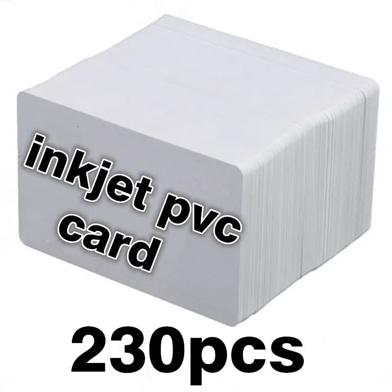 230 Inkjet PVC Card for Business Card/Student Card/Membership Card/ID Card for Epson or Canon Printer