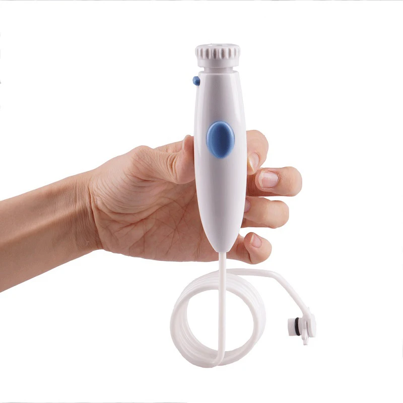 جهاز تنظيف الأسنان بالماء استبدال مقبض خيط تنظيف الأسنان عن طريق الفم الري النفاثة ل WP-100 ملحقات نظافة الفم خرطوم المياه مقبض بلاستيكي