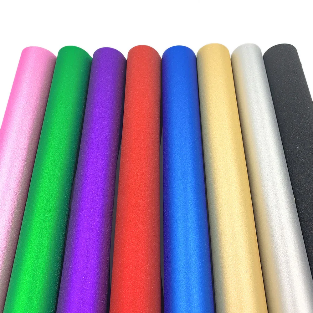 Glitter Adhesive Vinyl Sheet Colorful Removable Film DIY Craft Present Box Wrapping Birthday Party Decor Scrapbooking For Cut