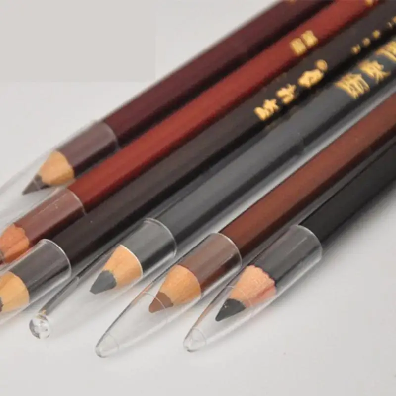 1 Pcs Fashion Classic Eyebrow Pencil Easy To Color Waterproof Sweatproof Wooden Eyebrow Pen Enhancer Eye Makeup Tools TSLM1