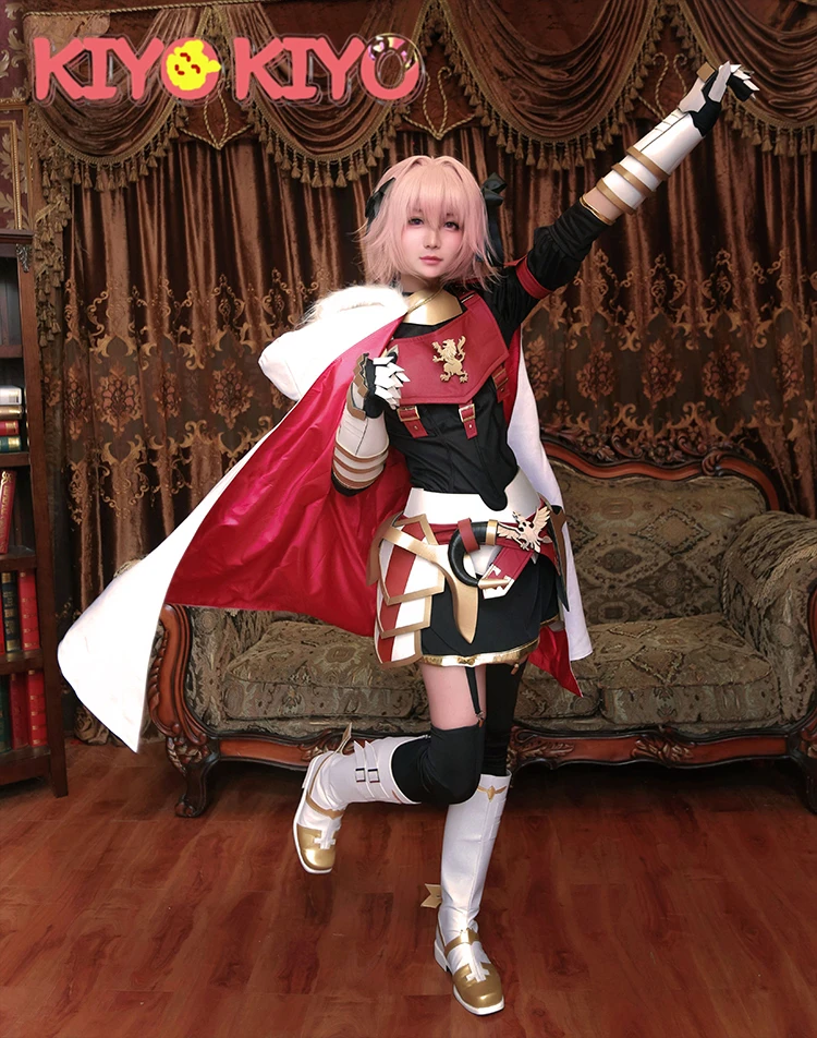 KIYO-KIYO Fate/Grand Order Cosplay fgo Astolfo Cosplay Costume Stage 2 Full set cutomized made/size