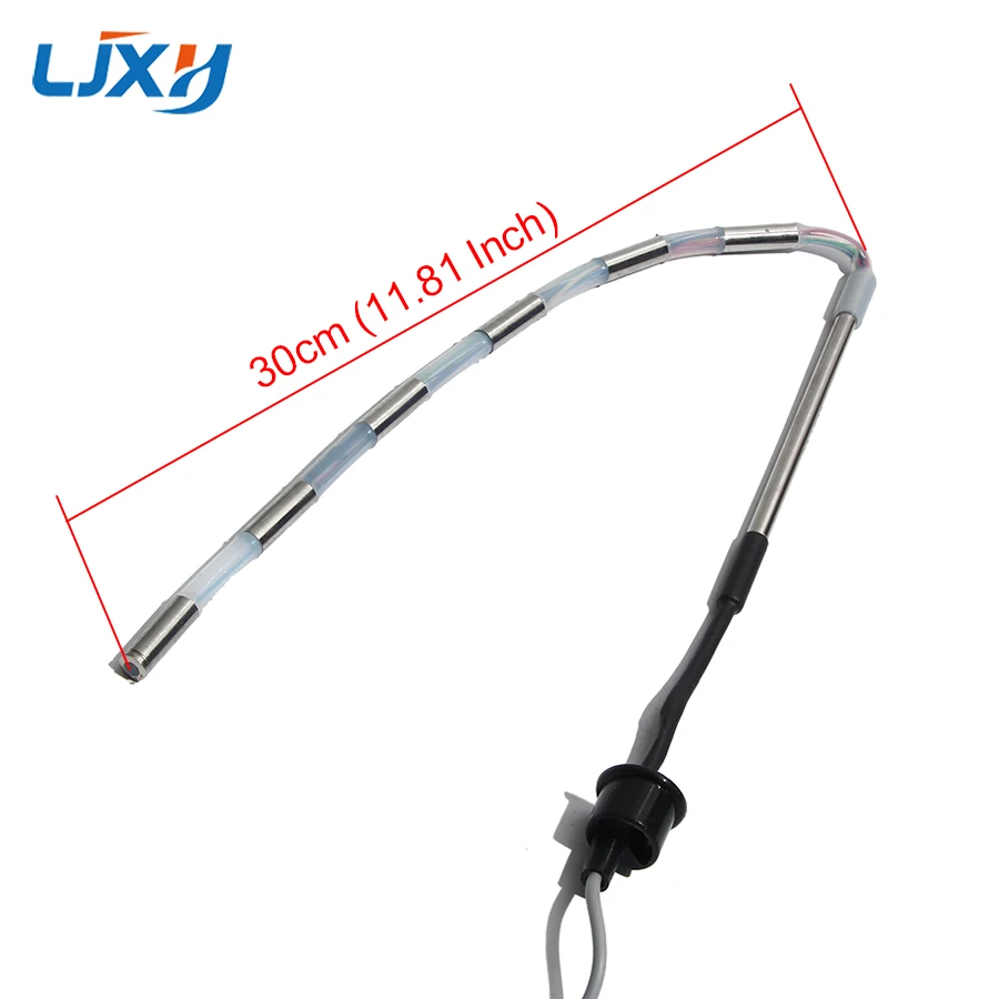 LJXH 4 Wires Transparent Silicon Steel Solar Water Heater Accessories Measuring Sensor Probe Suitable for Water Tank