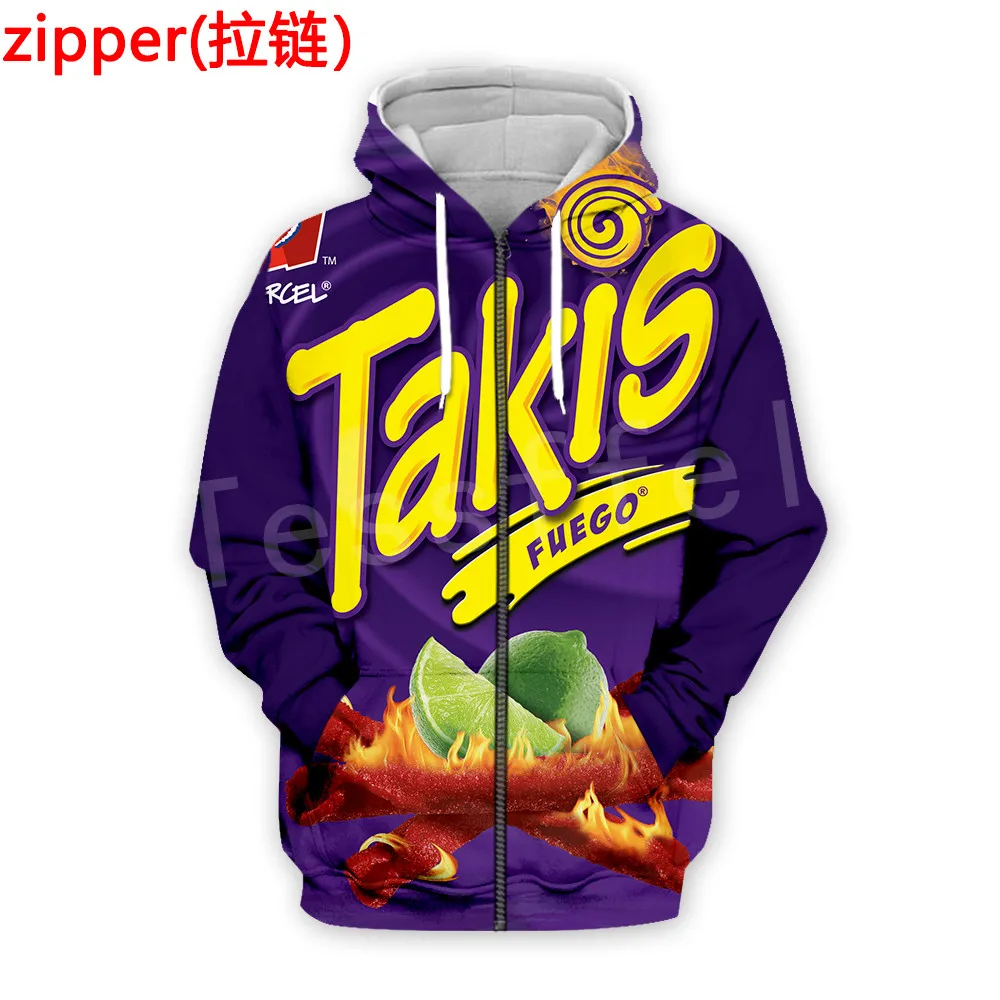 Tessffel Potato chips Snacks bag Funny Sweatshirt Pullover Food Long Sleeve Tracksuit 3DPrint Casual Men's Hoodies Men/Women D12