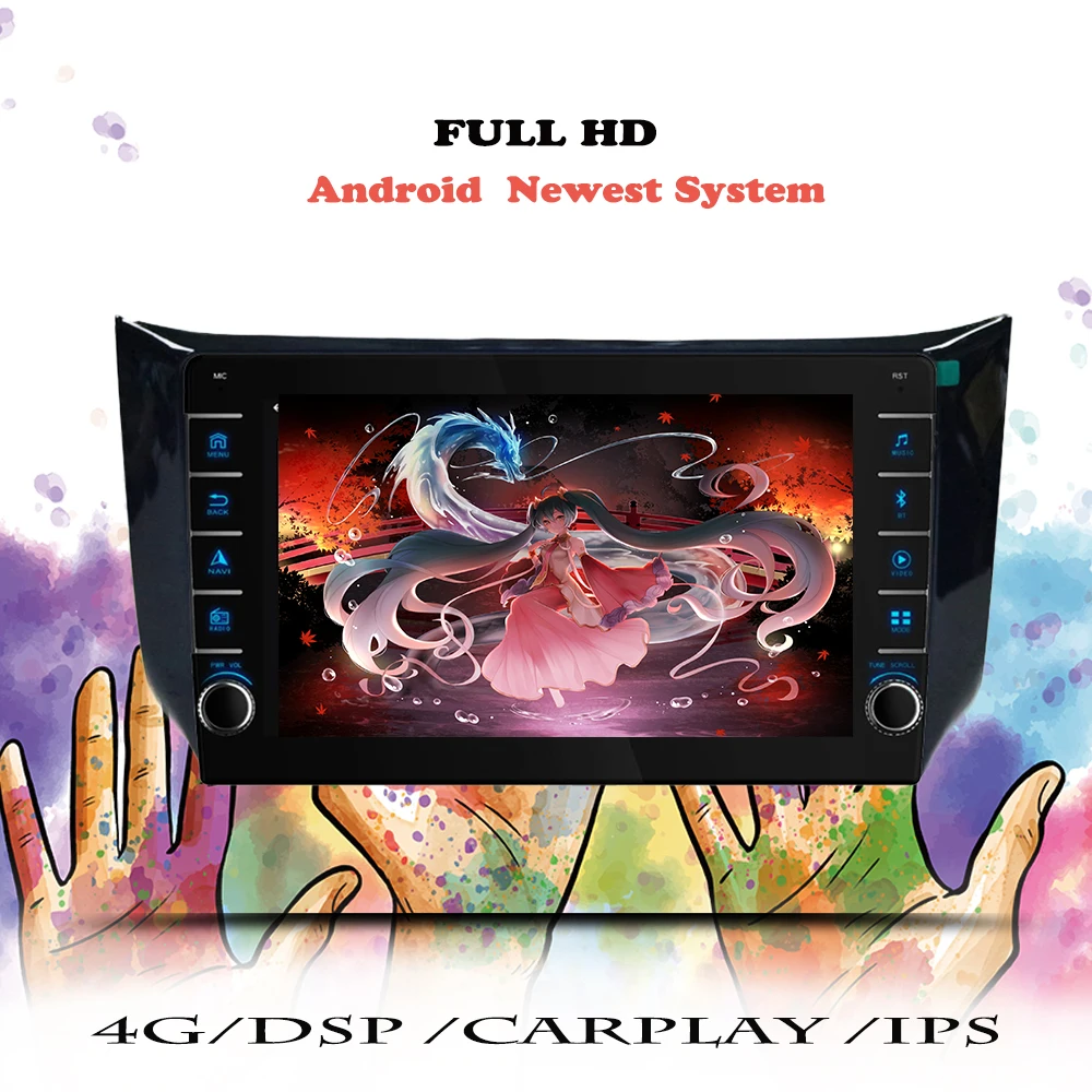 Android 14.0 Car Radio Multimedia Video Player GPS Navigation HU For Nissan Sentra B17 2012 - 2017 2Din DVD Head Unit Carplay