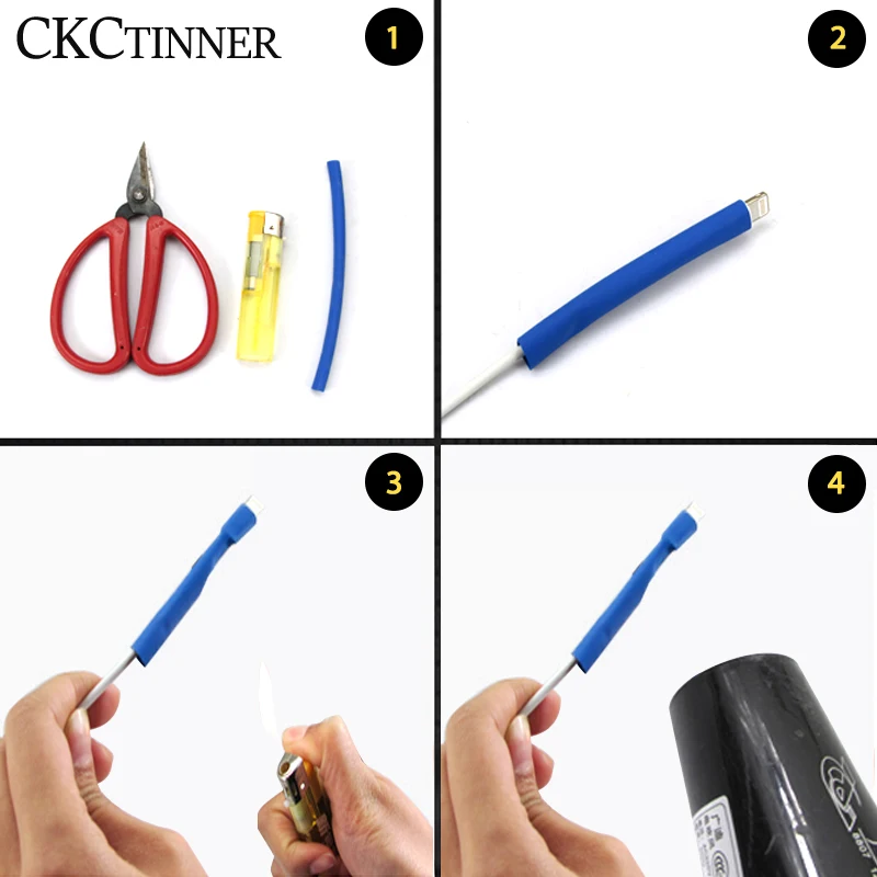 164pcs /lot Heat Shrink Tube Polyolefin Shrinking Assorted Tube Electrical Wire Cable Insulated Sleeving Tubing Set 8 Sizes 2:1