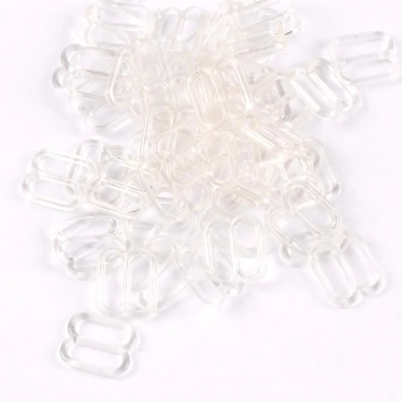 100pcs Nero Bianco Metallo/plastica Fibbia Della Cintura Dei Capelli Dei Monili Del Nastro di Regolazione Accessori FAI DA TE di Carta di Nozze