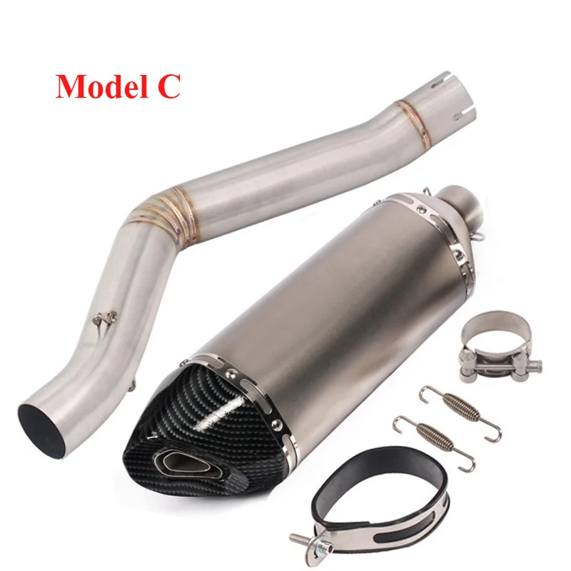 For Benelli 502C Motorcycle Exhaust Pipe System Muffler Escape Tip Connect Middle Mid Link Pipe Slip on 502C