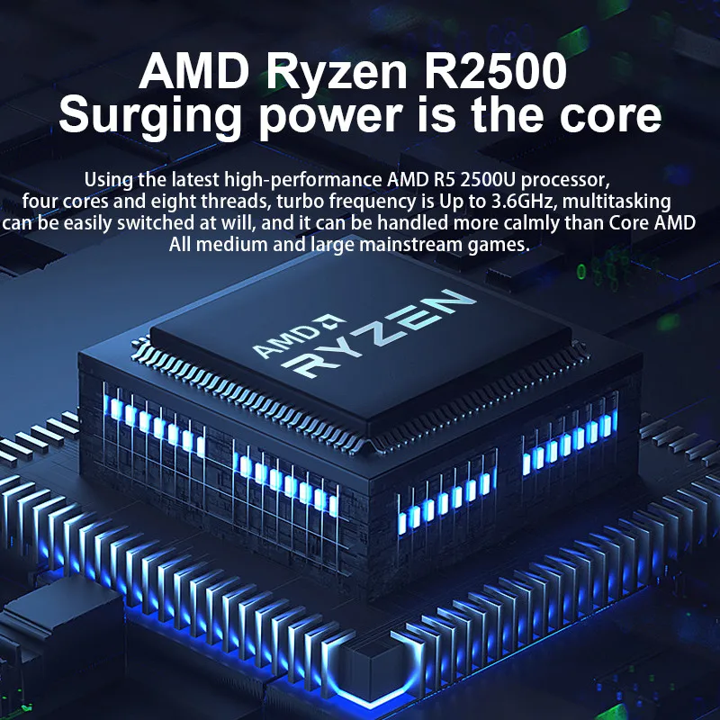 2022 الترا سليم 15.6 بوصة محمول AMD Ryzen R5 2500U 36GB RAM 2 تيرا بايت SSD FHD ويندوز 10 خفيفة الكمبيوتر المحمول الألعاب