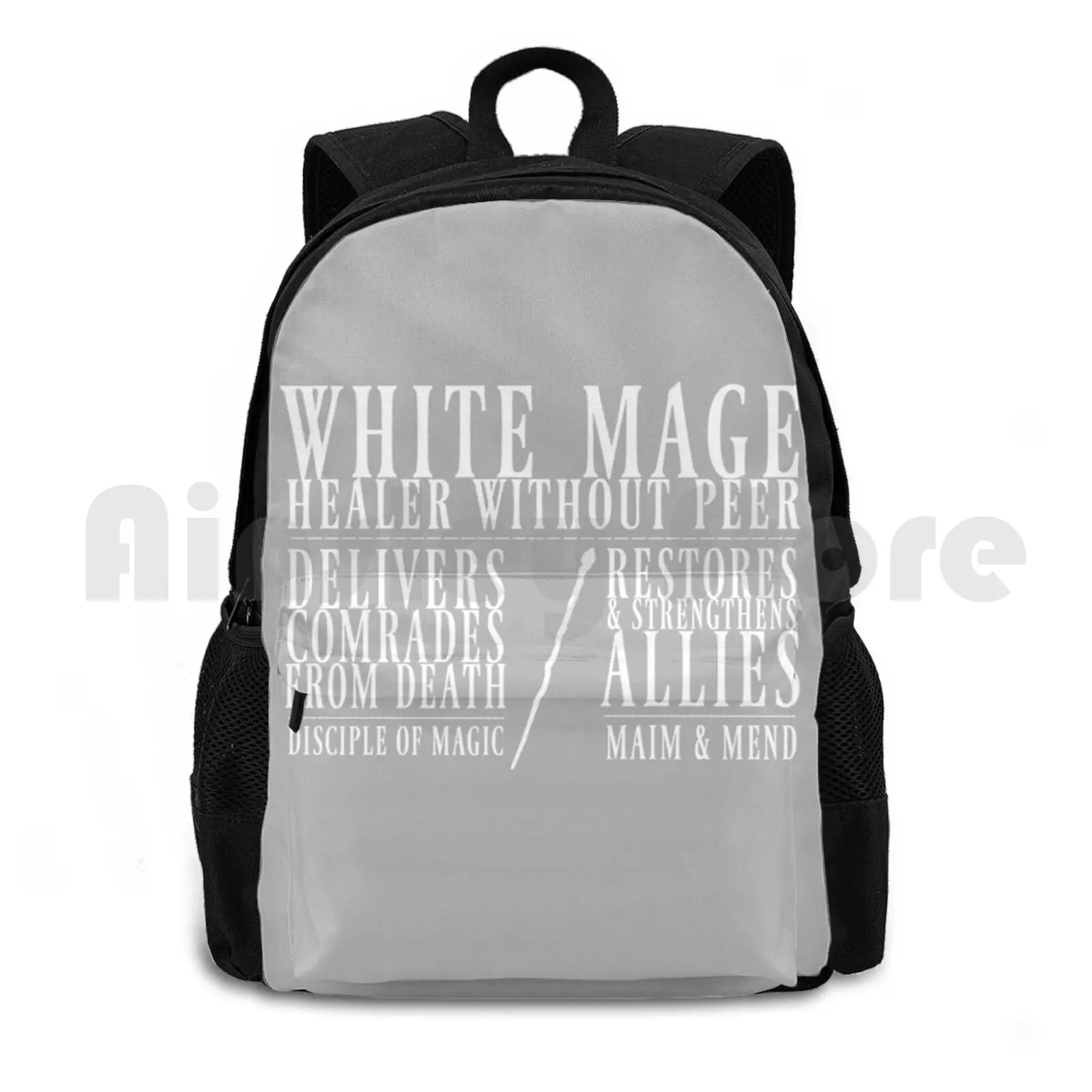 

White Mage Outdoor Hiking Backpack Waterproof Camping Travel Final Fantasy Ffxiv Final Fantasy Xiv Final Fantasy 14 A Realm