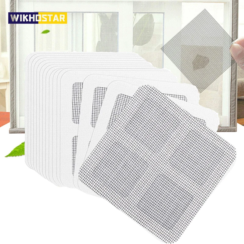 

Screen Window Repair Stickers Fix Net Mesh Home Adhesive Anti Mosquito Fly Bug Insect Repair Screen Net Wall Patch Stickers