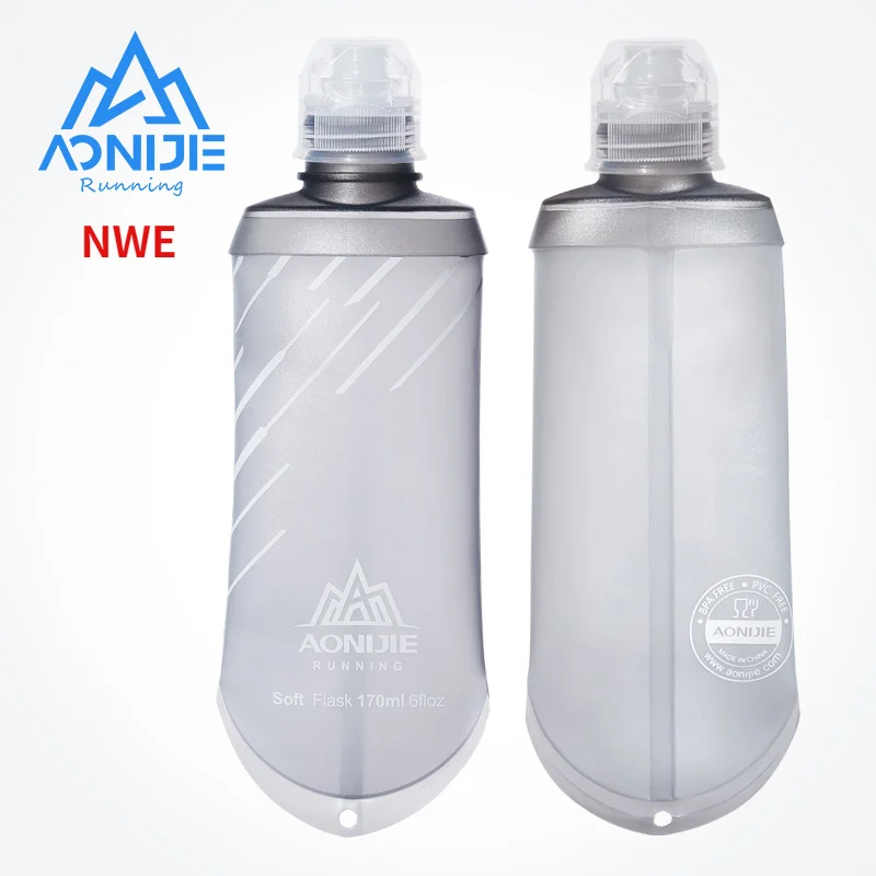 AONIJIE SD23 1PC TPU Collapsible 170ML Sports Nutrition Energy Gel Soft Flask Water Bottle Reservoir For Marathon Hydration Pack