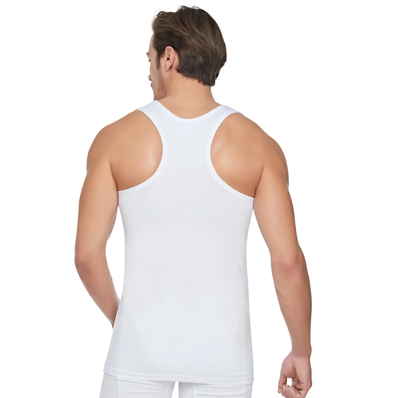 2 4 6 10 15 PCS Männer 100% Baumwolle Solide Gerade Männlichen Atmungs Sleeveless Tops Dünne Beiläufige Unterhemd Herren Geschenk durch englisch Baumwolle
