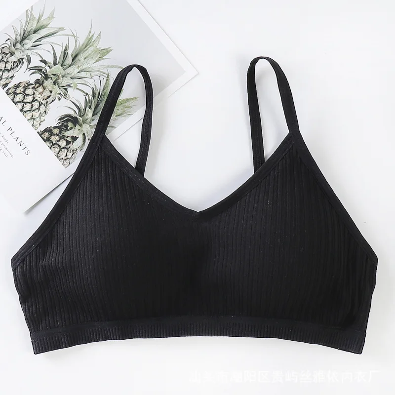 Women\'s Cotton Underwear Tube Tops Bra Sexy Top Women\'s Sling Bra Lady Sports Bra Seamless Underwear Bra Female Sexy Crop Top