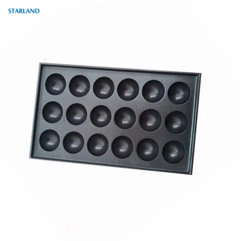 Non-Stick Octopus-Ball Plate Home Cooking Baking  Spare Part  Hole Diameter 45mm With 18 Molds In One Tray