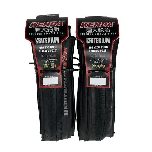 Imagen 2 del producto 2 uds nuevo KENDA KRITERIUM (K1018) neumáticos de bicicleta 700x23c 700x25c neumático de bicicleta de carretera 25-622 60TPI neumático versión doblada neumático de bicicleta de carretera