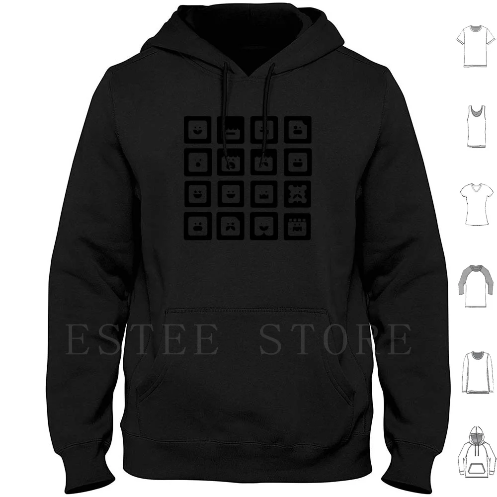 Faces Iii Hoodies Long Sleeve Abstract Face Faces Face Faces Colours Multi Colours Color Colors Multi Colors Multi