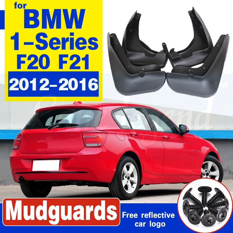 FRONT REAR MUD FLAPS FIT FOR BMW 1 SERIES F20 F21 2012 2013 2014 2015 2016 SPLASH GUARD MUD FLAP FENDER ACCESSORIES 116i 118i