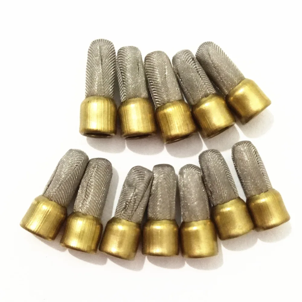 10pieces For Lexus LS600h GS350 GS460 GS450h IS350 GDI fuel injector metal micro filter crush diameter 4mm  (AY-F509C)