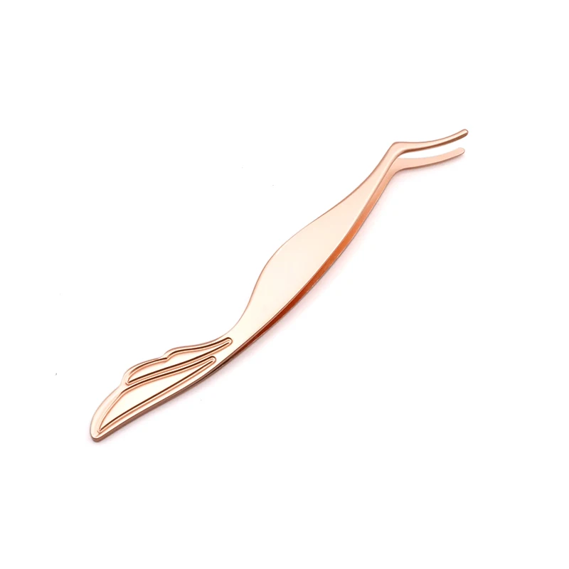 1pc Vogel Form Lash Pinzette Falsche Wimpern Applikator Edelstahl Anti-Statische Wimpern Verlängerung Curler Nipper Clip Clamp