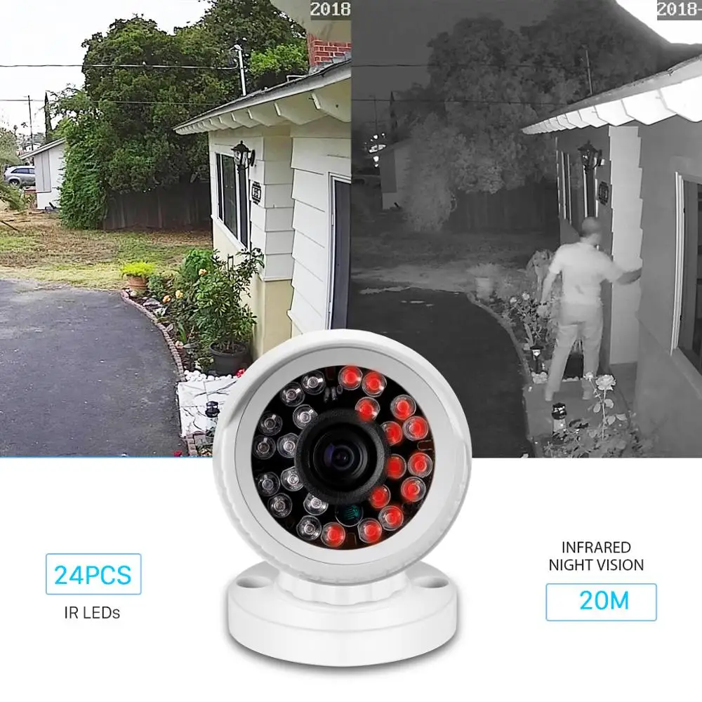 ANBIUX 5MP Wifi Camera Outdoor 3MP Audio Recording Ai Human Detection Wireless Camera IP Camera With SD Card Slot