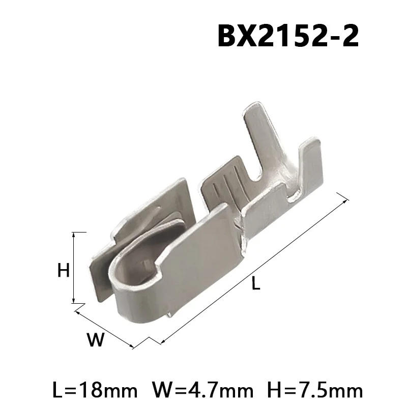 

2000 pcs H62 brass tinned automotive terminal BX2152-2 fuse box terminal