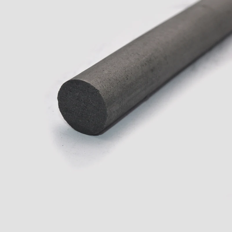 Varillas de grafito 99.9% de diámetro 10mm, electrodo de soldadura, barras de cilindro, varilla de carbono, herramientas de máquina para la industria ligera, metalurgia, 5 unidades por lote