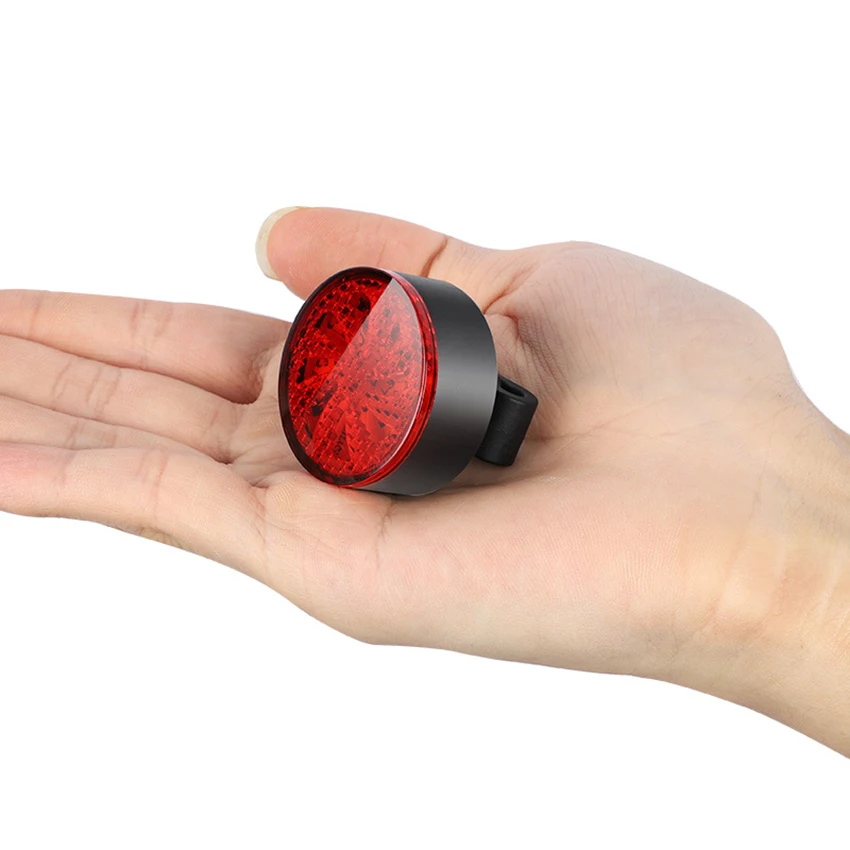 Fanale posteriore ricaricabile a LED per bici USB, torcia di sicurezza per ciclismo posteriore per bicicletta luminosa, batteria al litio da 500mah, rosso, cambio colore