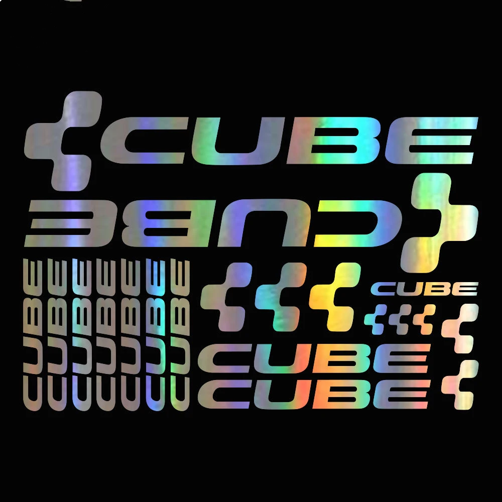 

Creative Car Sticker Kit Cube Adesivi Bici Stickers for Bike Mtb Bdc Bicicletta Vinyl Decal Waterproof Accessories