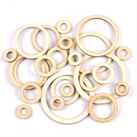Wooden circle/ring Arts Scrapbooking ornament Crafts DIY Round handicraft Decoration 20/30/40/50/60/75mm mt2569