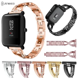 20mm 22mm Rhinestone Strap For Huami Amazfit Bip Lite GTS GTR 4//3/2 Smart Watch Band for Samsung Galaxy Watch 42mm 46mm