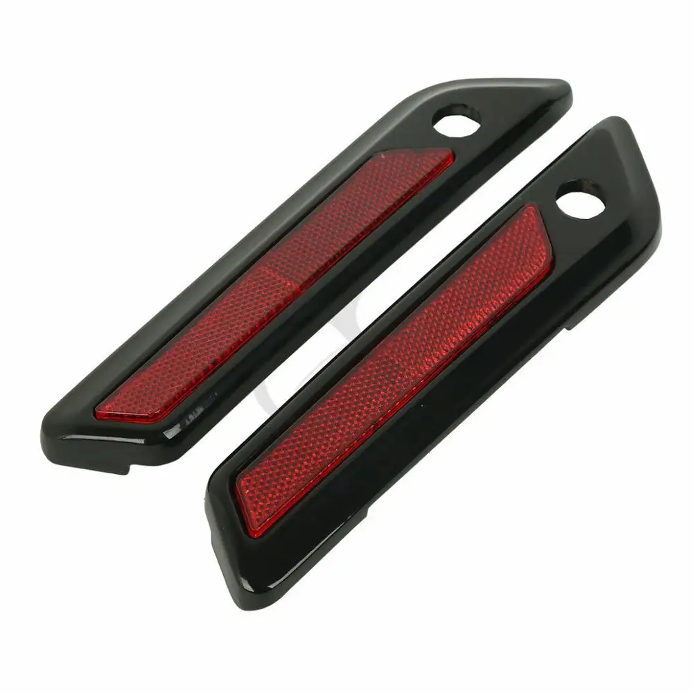 

Motorcycle Hard Saddlebag Latch Covers For Harley Touring Street Glide Electra Glide Road King 1994-2013 2014-2020