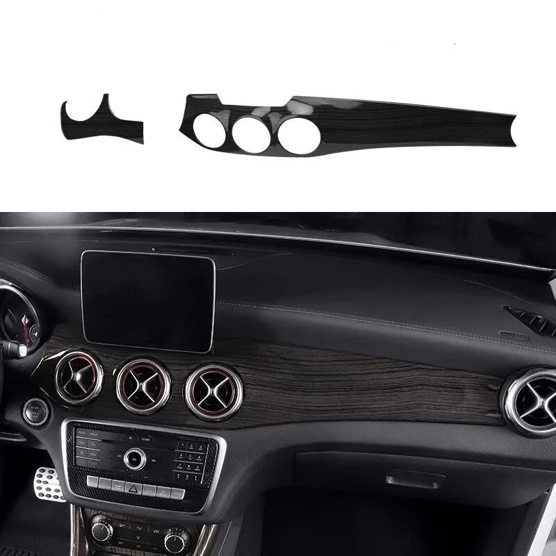 Konforhom Carbon Fiber Center Console Dashboard Panel Cover For Benz GLA CLA X156 W117 Konforhom Carbon Fiber Center Console Dashboard Panel Cover For Benz GLA CLA X156 W117