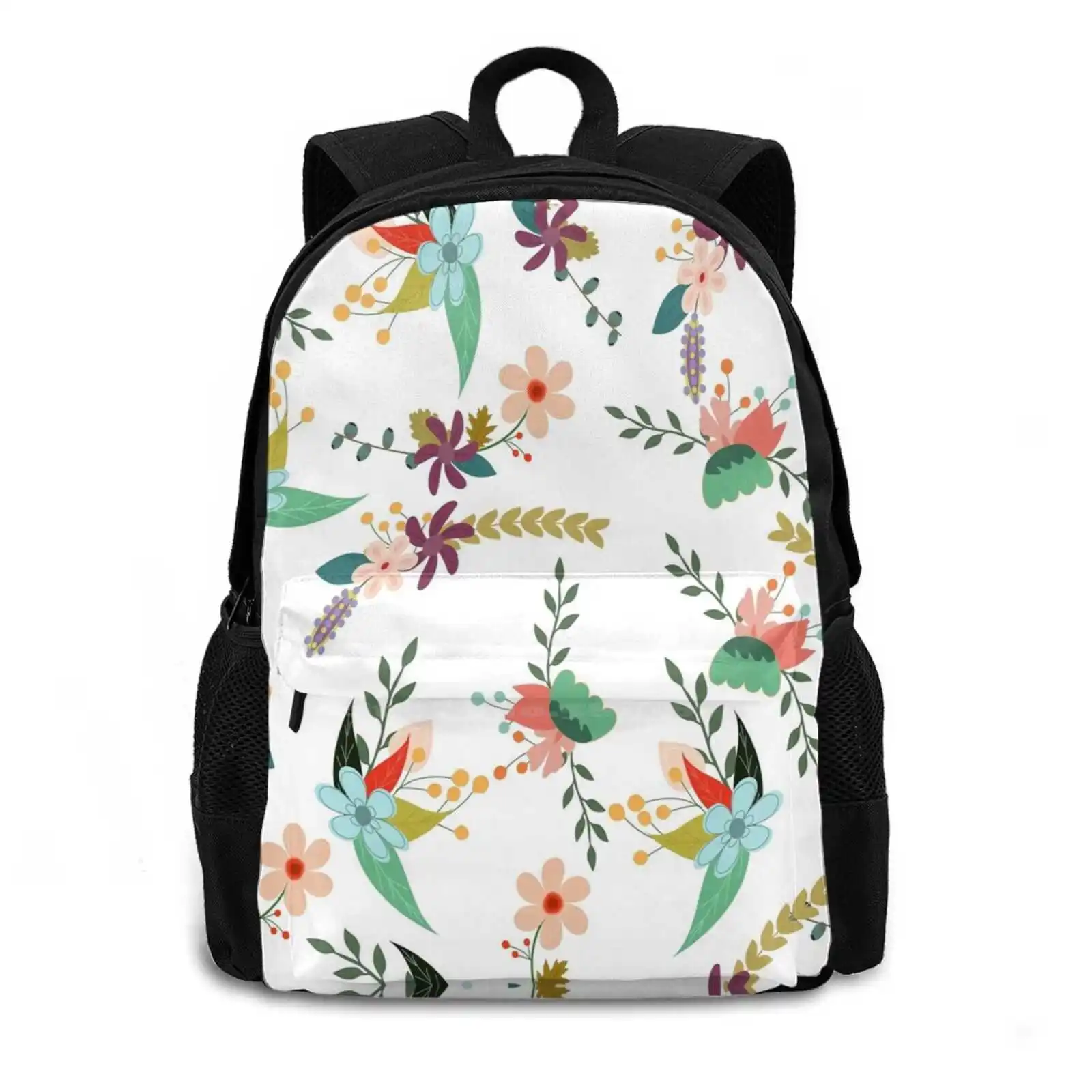 Flores mochila mochila, arte, artista ilustração, Findyourthing, Design, Digitalart, Society6, mochila, recém-chegados